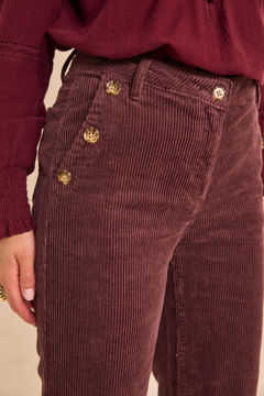 Picture of NINON VELVET FLARED PANTS